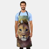 Tablier Imaginaire Whimsical Cute Kawaii bébé lionceau (Porté)