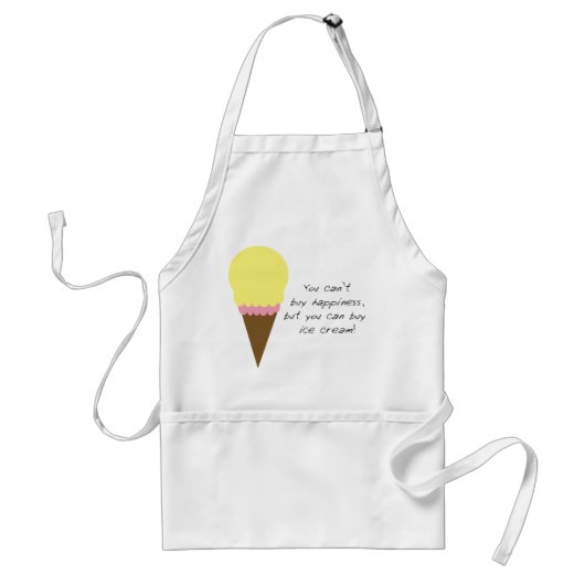 Tablier Impossible d'acheter Happiness Apron (Glace Cream) (Devant)