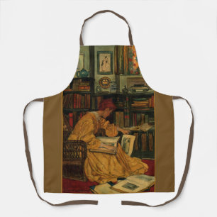 Tablier Impression d'art pour amateur de livres anciens