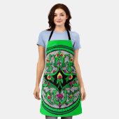 Tablier Impression de cartouche celtique (Porté)