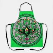 Tablier Impression de cartouche celtique (Recto)
