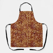 Tablier Impression de cerfs aquarelle (Recto)