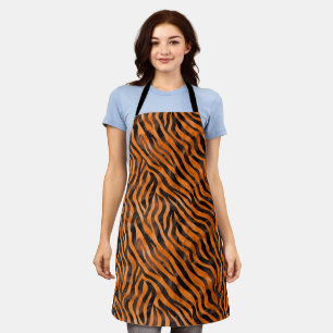 Tablier Impression de tigre d'aquarelle