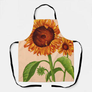 Tablier impression de tournesol