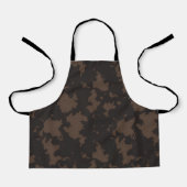 Tablier Impression de vache Faux, noir et Brown (Recto)