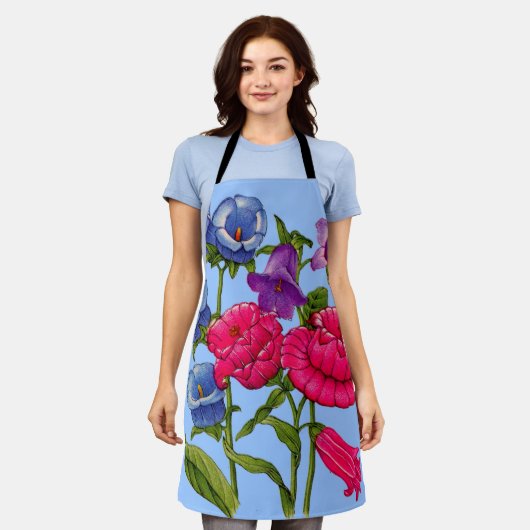 Tablier Impression des cloches de Canterbury (Porté)