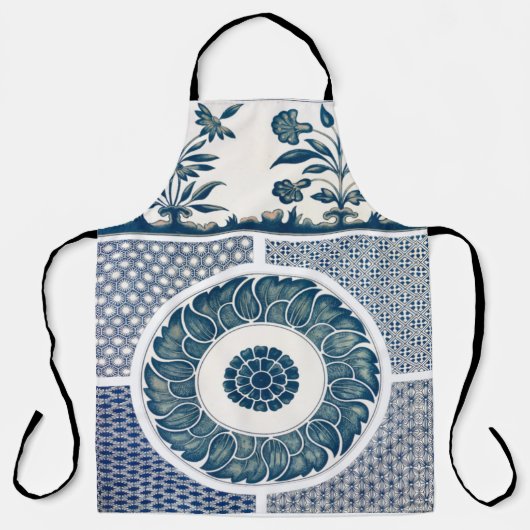Tablier Impression d'ornement floral classique (Recto)