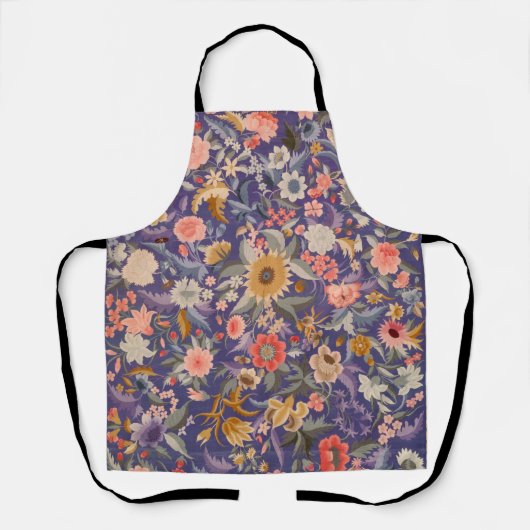Tablier Impression florale décorative (Recto)