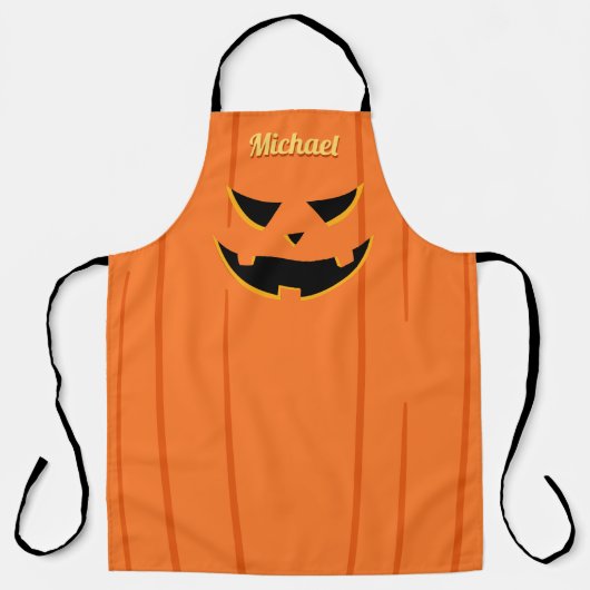 Tablier Impression générale de la lanterne Jack O'Hallowee (Recto)