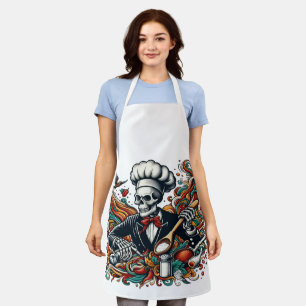 Tablier Impression graphique artistique - Style moderne po
