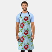 Tablier Impression hawaïenne (Porté)