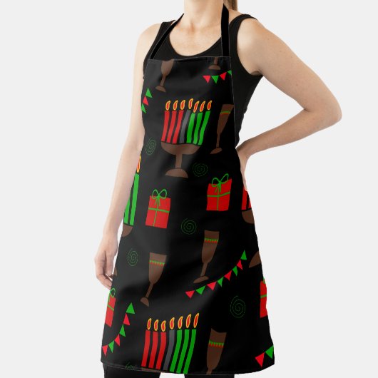 Tablier Impression Kwanzaa (Insitu)