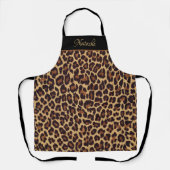 Tablier Impression personnalisée de fourrure Leopard Faux (Recto)