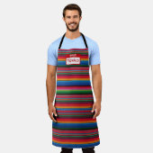 Tablier Impression sarape mexicaine Toxico (Porté)