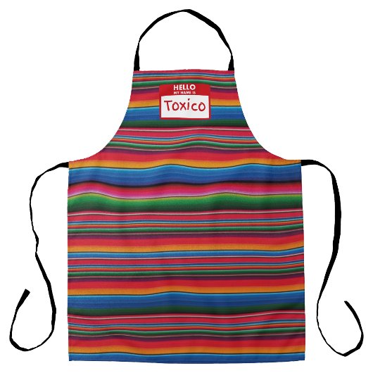 Tablier Impression sarape mexicaine Toxico