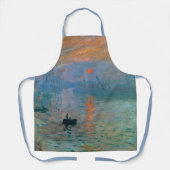 Tablier Impression Sunrise par Claude Monet        (Recto)