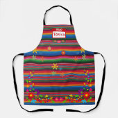 Tablier Impression Toxica Sarape (Recto)