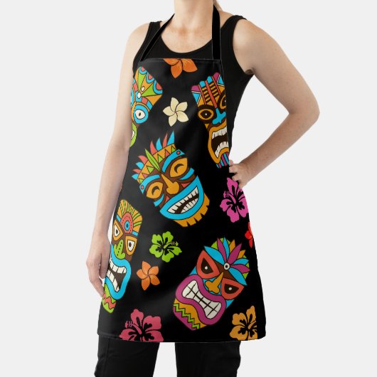 Tablier Impression tropicale hawaïenne (Insitu)