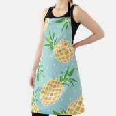 Tablier Impression Tropicale Motif d'ananas en toute trans (Insitu)