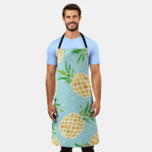 Tablier Impression Tropicale Motif d'ananas en toute trans (Porté)