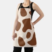 Tablier Impression vache rose et marron (Insitu)