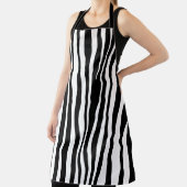 Tablier Impression Zèbre noir et blanc (Insitu)