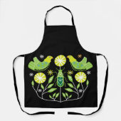 Tablier Imprimantes d'art populaire scandinave | Décor nor (Recto)