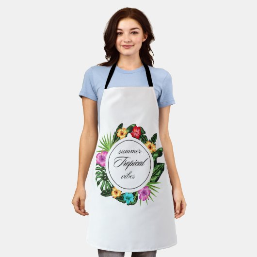 Tablier imprimé (Porté)