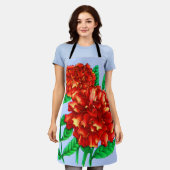 Tablier imprimé africain marigolds (Porté)