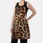 Tablier Imprimé Animal Léopard Crème Marron (Insitu)