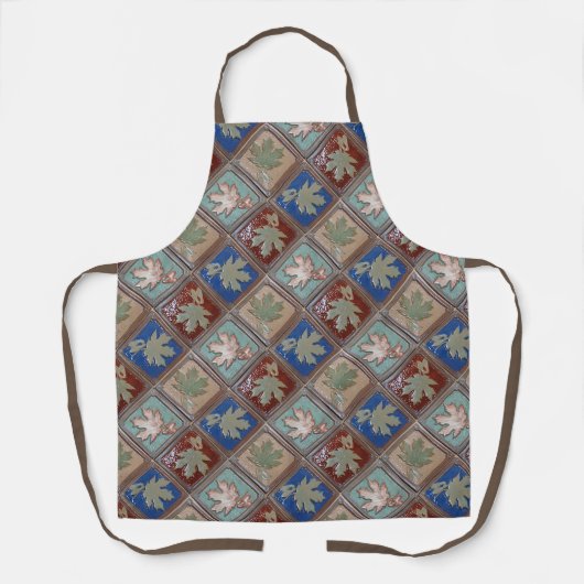 Tablier Imprimé couleur feuille d'érable Apron (Recto)