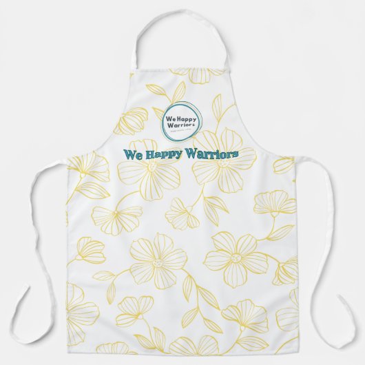 Tablier imprimé floral WHW (Recto)