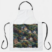 Tablier Imprimé sur tout (La maison comme une image) (Recto)