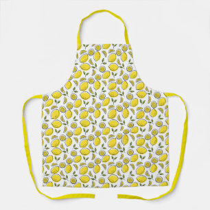 Tablier Imprimé vintage citron