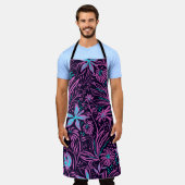 Tablier Imprimer le dessin de feuilles motifs (Porté)