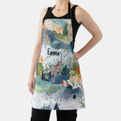 Tablier Imprimez complètement la scène de la nature de l'a (Insitu)
