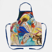 Tablier Improvisation 30 (Canons) de Wassily Kandinsky (Recto)