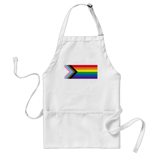 Tablier Inclusive rainbow Lgbtq gay diversity flag (Devant)