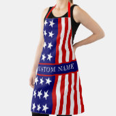 Tablier Indicateur personnalisé - 4 juillet cadeau BBQ (Insitu)