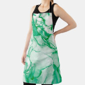 Tablier Indigo Round. Teinture à tarte bohémienne. Psyched (Insitu)