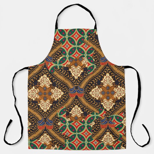 Tablier Indonesian batik motifs with very distinctive plan (Recto)