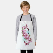 Tablier Infinité avec les fleurs Sakura (Porté)