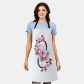 Tablier Infinité avec les fleurs Sakura (Porté)