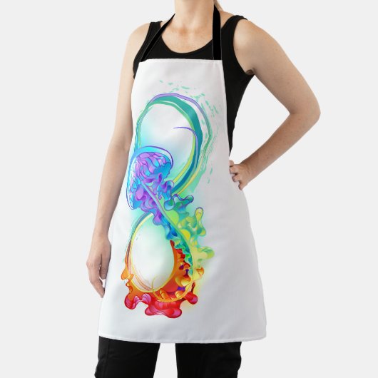 Tablier Infinity avec Rainbow Jellyfish (Insitu)