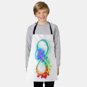 Tablier Infinity with Rainbow Jellyfish (Porté)