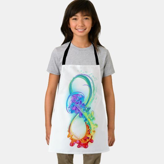 Tablier Infinity with Rainbow Jellyfish (Insitu)