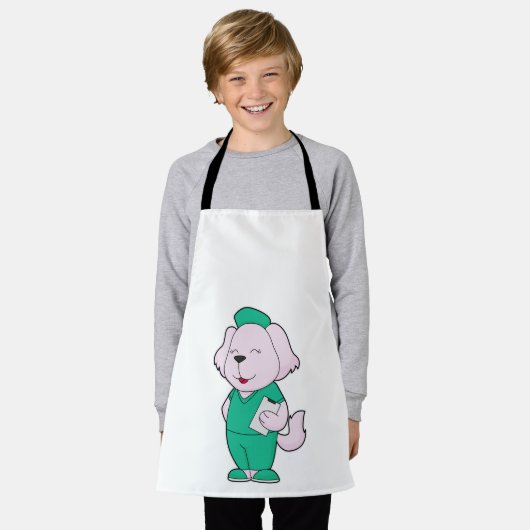 Tablier Infirmière de chien (Porté)