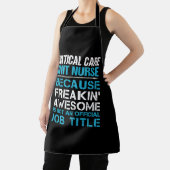 Tablier Infirmière de l'unité de soins critiques - Awesom (Insitu)