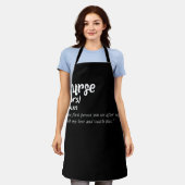 Tablier Infirmière Définition Infirmière (Porté)