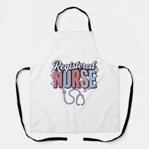 Tablier Infirmière diplômée modèle de t-shirt vintage vect